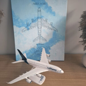 airbus a380 | detailed airplane haft na płótnie