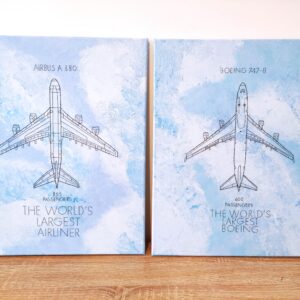 boeing 747 8 | detailed airplane haft na płótnie