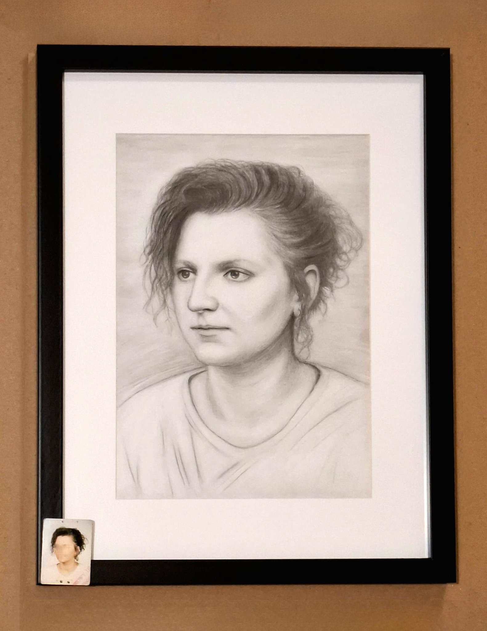 portret a4 w ramce